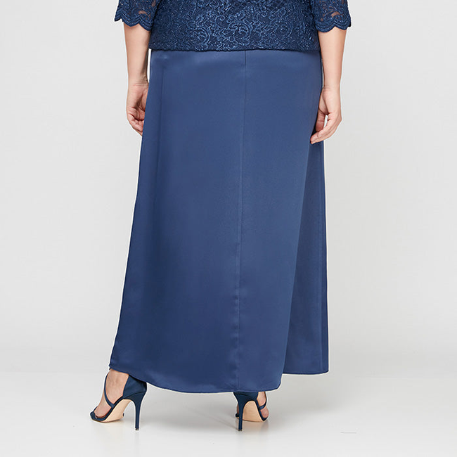 Plus Bethany Glitter Lace Jacket Dress-gallery-42510614659328