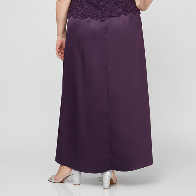 Plus Bethany Glitter Lace Jacket Dress-gallery-42510614692096