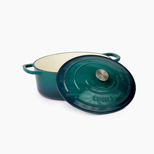 Enameled Cast Iron Oval Dutch Oven | 8QT/7.5L-gallery-53351576535412