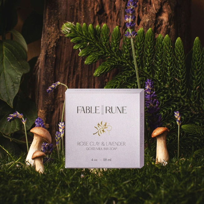 ROSE CLAY & LAVENDER GOATS MILK SOAP-gallery-39236777476258