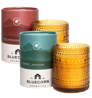 Winter Scented Candle Pair: Pine & Spice Aromática