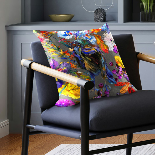 Ravenswood Mystery Left Facing Bird Pillow-gallery-32083253461105