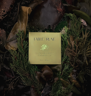 SEA PALM & CYPRESS GOATS MILK SOAP