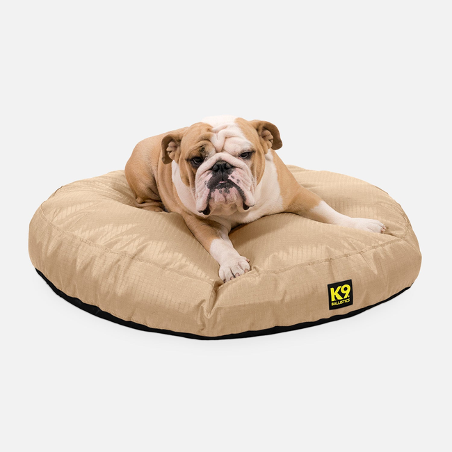 Tough Ripstop™ Round Pillow Dog Bed-gallery-35583299977355
