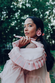 Pillow Earrings in Pink