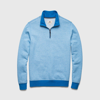 Bobby Fleece Quarter Zip - Blue Combo