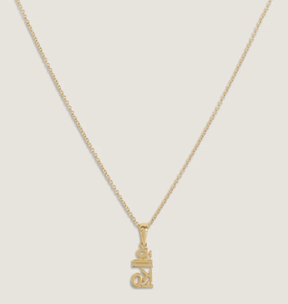 Dear Kaia Vertical Nameplate Necklace