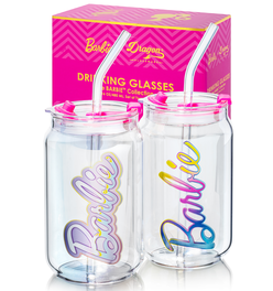 Barbie™ x Dragon Glassware® Aura Drinking Glasses