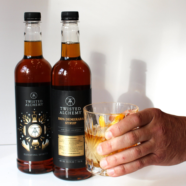 25.4oz RICH DEMERARA SYRUP - makes about 100 Old Fashioneds-gallery-52898742108527