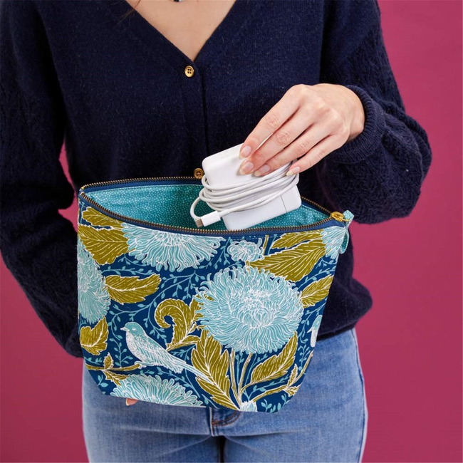 FP OUTLET Chrysanthemum Bird Pouch Large-gallery-32302217166935