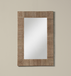 Highball Jute Rectangular Mirror