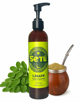 Setú® Daily Cleanser for Men with Moringa & Yerba Mate | Gentle Face Wash