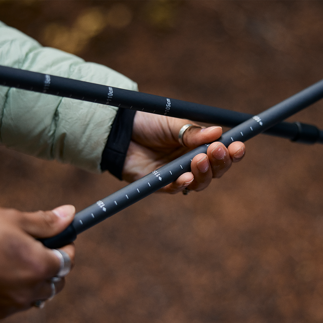 LT5 Three Piece Carbon Trekking Poles (pair)-gallery-34981324292150