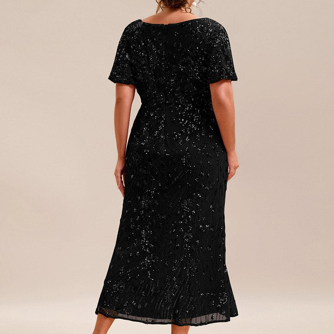 pretty PALMER|Plus Size Sequin Mermaid Formal Dress-gallery-33401628262474