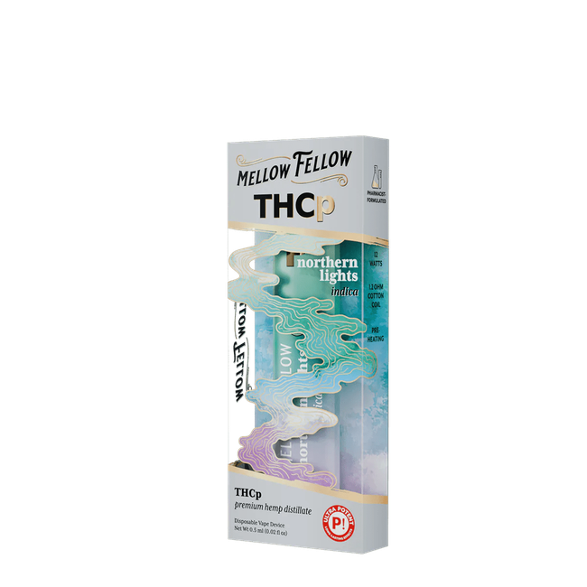 THCp 0.5g Disposable Vape - Northern Lights (Indica)-gallery-37327664775374