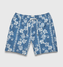 Jimmy 6.5" Hawaiian Volley - Blue Hawaiian