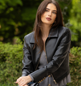 Lola Vegan Leather Jacket