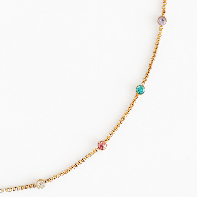 Rainbow Gem Necklace-gallery-36452274864302