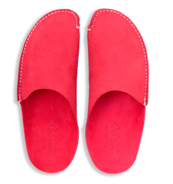 Red CP Slippers Minimalist