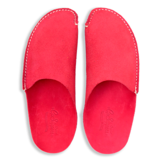 Red CP Slippers Minimalist