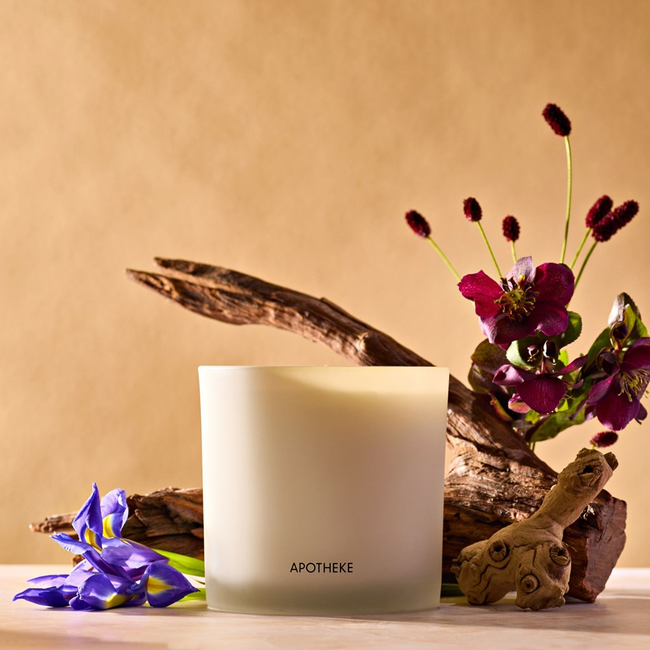 Black Iris Oak 3-Wick Candle-gallery-60276261880174