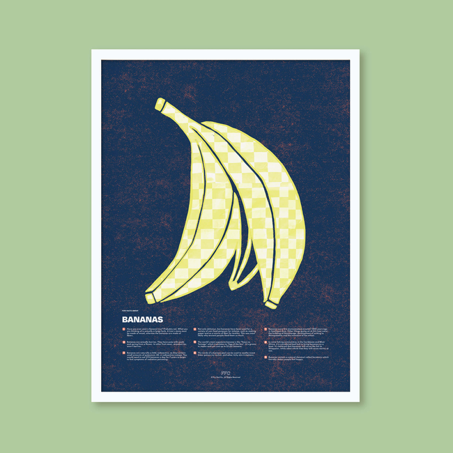 Banana Fun Facts Print-gallery-38860463505654