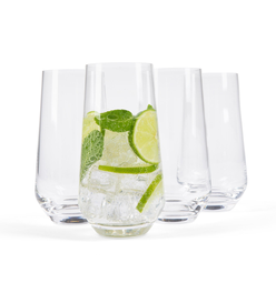 Classic Tall Glass Tumbler (4-Piece Set)