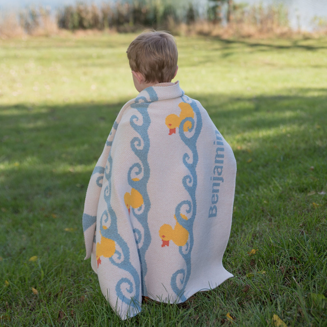 Baby Ducky Personalized Blanket-gallery-46682890666275