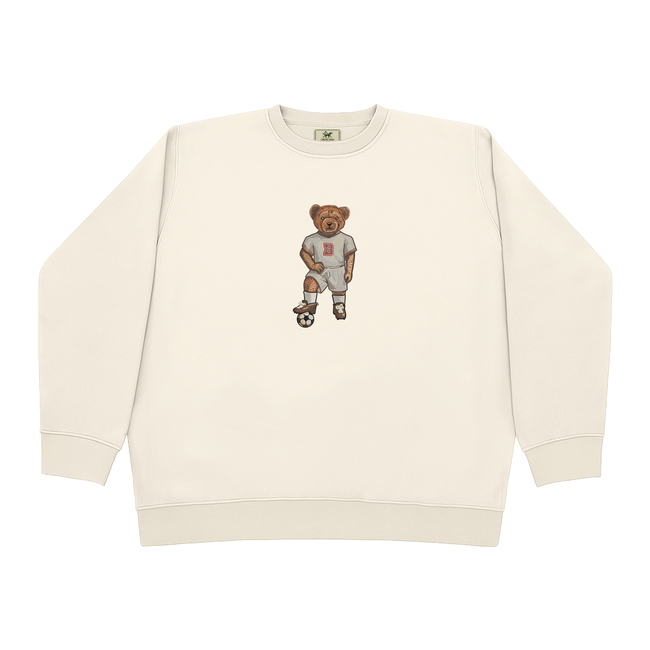 Brown Soccer Embroidered Crewneck-gallery-60371831390525