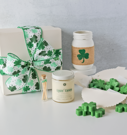 St.Patricks Day Gift Bundle Set Candle + Melts + Matches