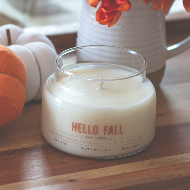 Fall Candle Hello Fall 10 oz.-gallery-28328214528070