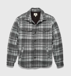 Skip Sherpa Shirt Jacket - Grey Combo