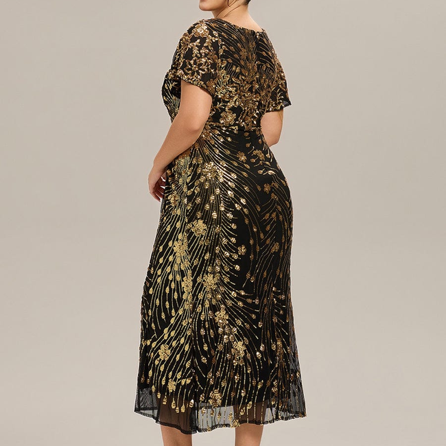 pretty PALMER|Plus Size Sequin Mermaid Formal Dress-gallery-33844406452298