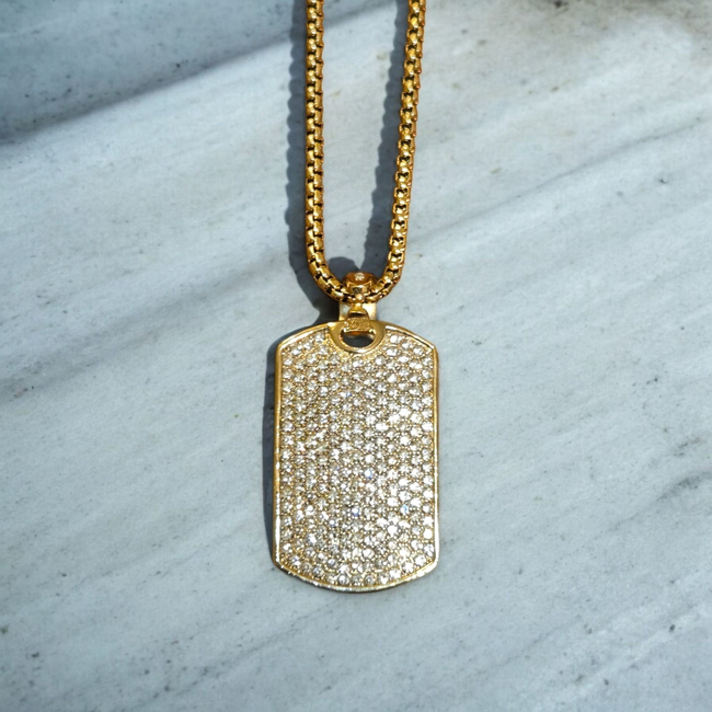 Valor Dog Tag Necklace-gallery-42474227597562