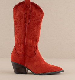 The Amaya | Red Classic Western Boot