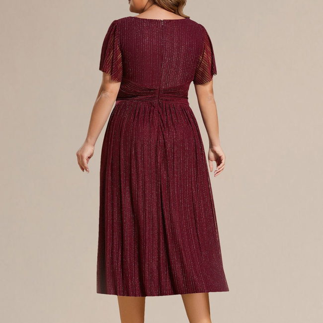 pretty QUINN|Plus size Glittery Formal Evening Dress-gallery-33396286750794