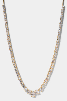 STELLAR CZ SLIDER COLLAR NECKLACE