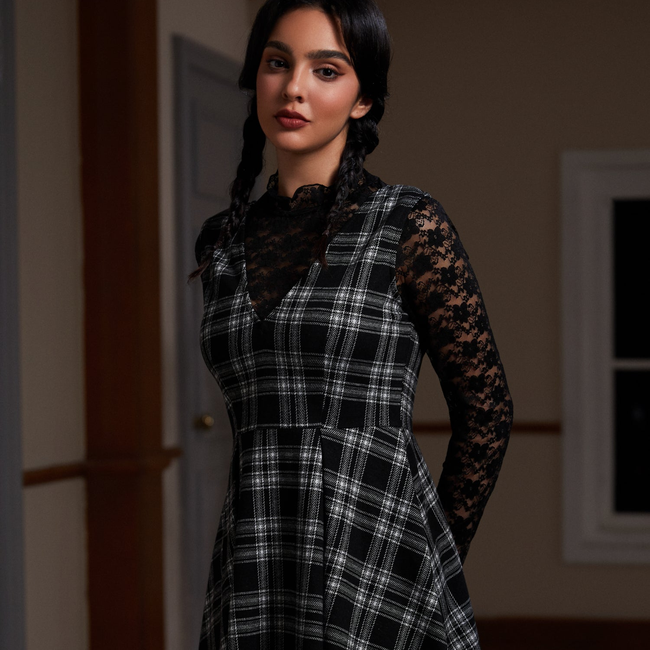 Cute as a Nutmeg Fit & Flare Dress-gallery-37155266953387