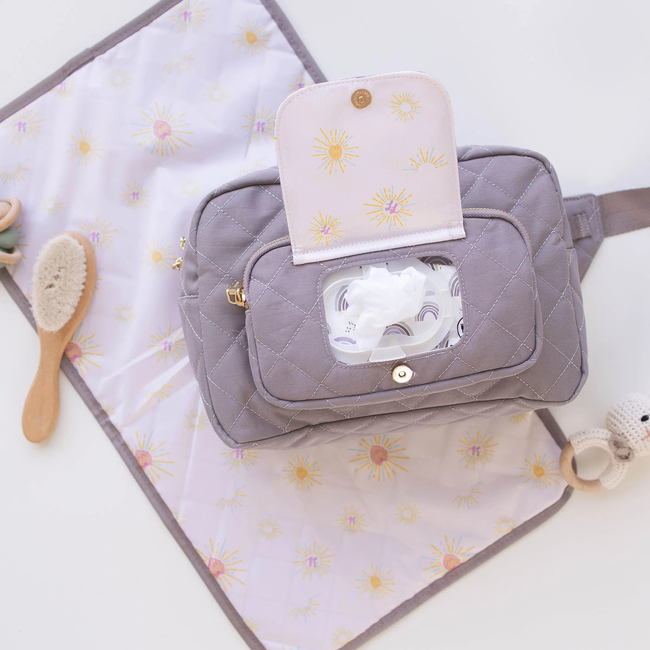 The Jetsetter Mini Diaper Bag - Grey-gallery-44990192451733