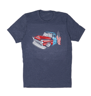 Blues Hog Patriotic Truck T-Shirt