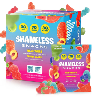 Shameless Snacks Sweet And Sour Allstars  Sour Gummy Candy