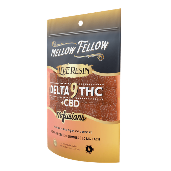 Delta 9 Live Resin Edibles 400mg - Mamey Mango Coconut-gallery-37327662153934
