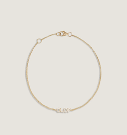 Legacy Nameplate Bracelet Diamond