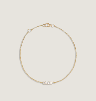 Legacy Nameplate Bracelet Diamond