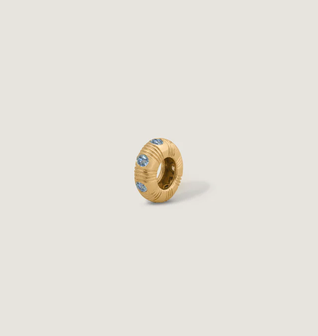 Anniversary Birthstone Charm Aquamarine