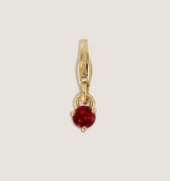Ma-eum Birthstone Charm Garnet