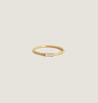 Solitaire Baguette Ring Diamond