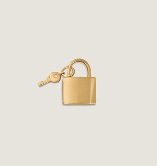 Anna Lock & Diamond Key Pendant