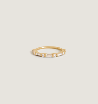 Pia Half Eternity Ring Diamond