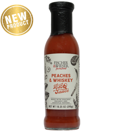 Peaches & Whiskey BBQ Sauce - New Label